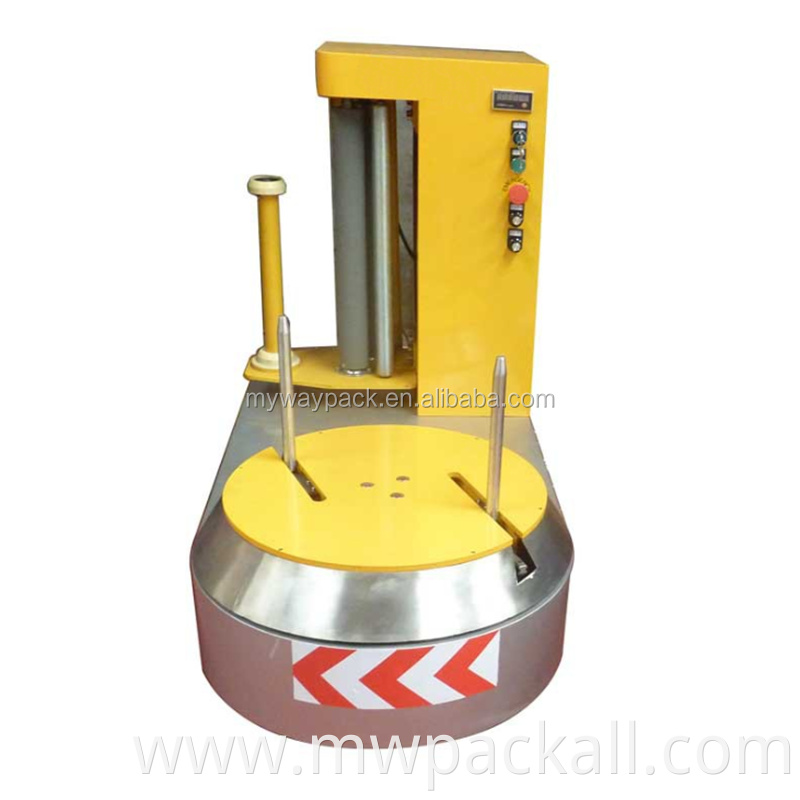 Hot sale Airport baggage wrapping machine for protecting baggage from Myway Machinery